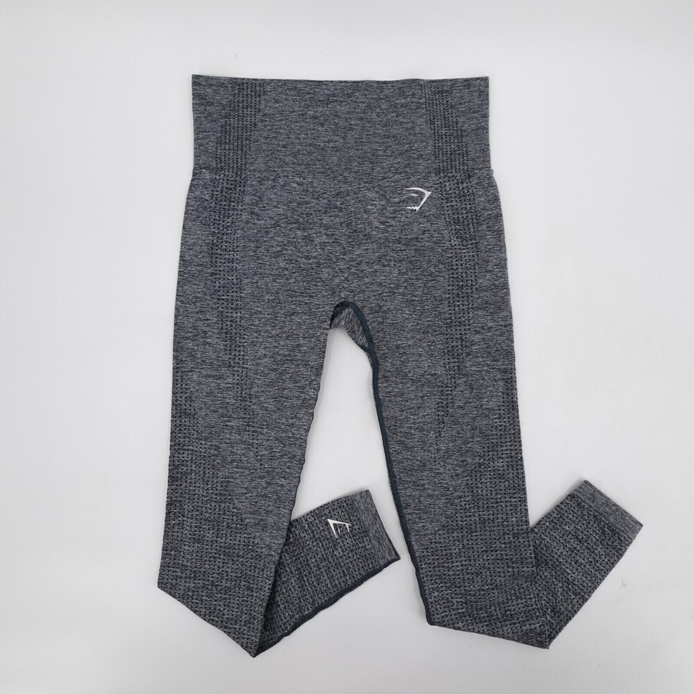 Gymshark Pants Leggings Womens 26 Gray Compression Workout PUll On Active Yoga